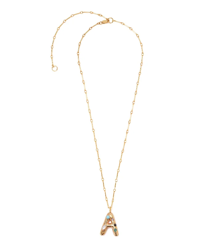 Buy More, Save More On Stunning Jewelry Pieces Confetti Letter “A” Necklace