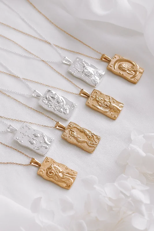 Affordable Elegance – Special Jewelry Sale Now Live Demi - 14ct Gold or Silver Plated Zodiac Necklace