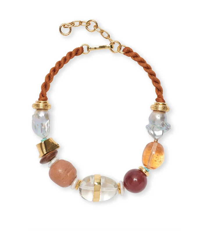 Limited-Time Jewelry Sale – Don't Miss Out On Dazzling Discounts Glass Beach Necklace in Terra