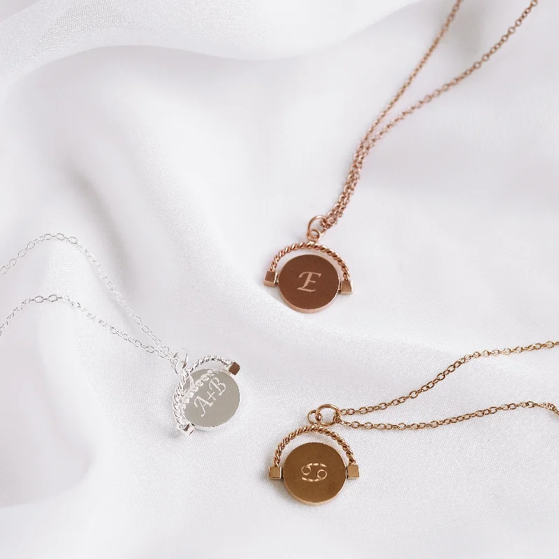 Luxury Jewelry Sale – Elegant Styles At Unbeatable Prices Harlyn- 18ct Gold or Silver Plated Monogram Necklace