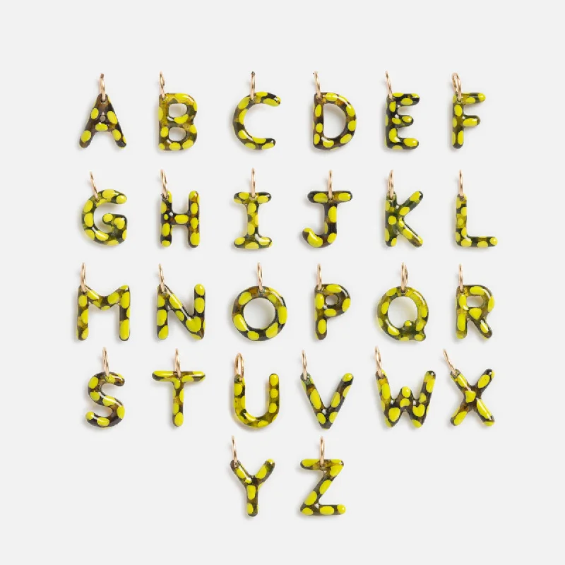 Premium Diamond Jewelry For Unforgettable Moments Jelly Pickle Letter Charm