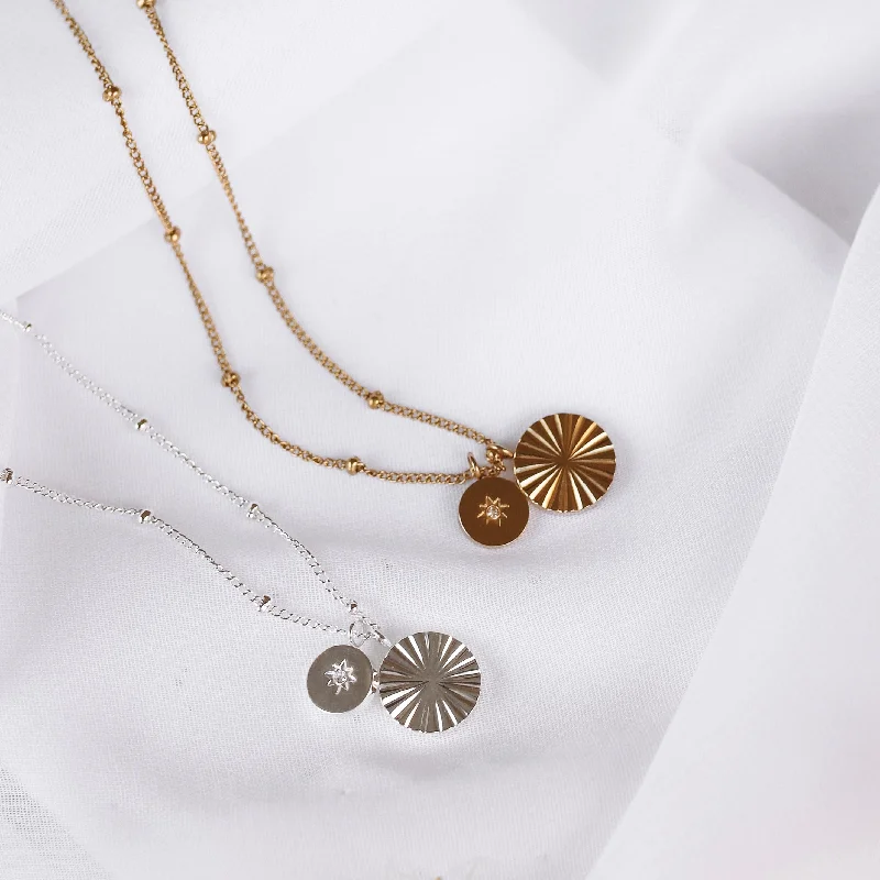 Discounted Luxury Jewelry – Shine Without The Splurge Kris - 18ct Gold or Silver Stainless Steel Necklace