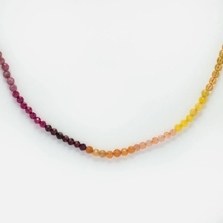 Last Chance To Shop High-End Jewelry At Markdown Prices Live by the Sun Rainbow Crystal Beaded Necklace