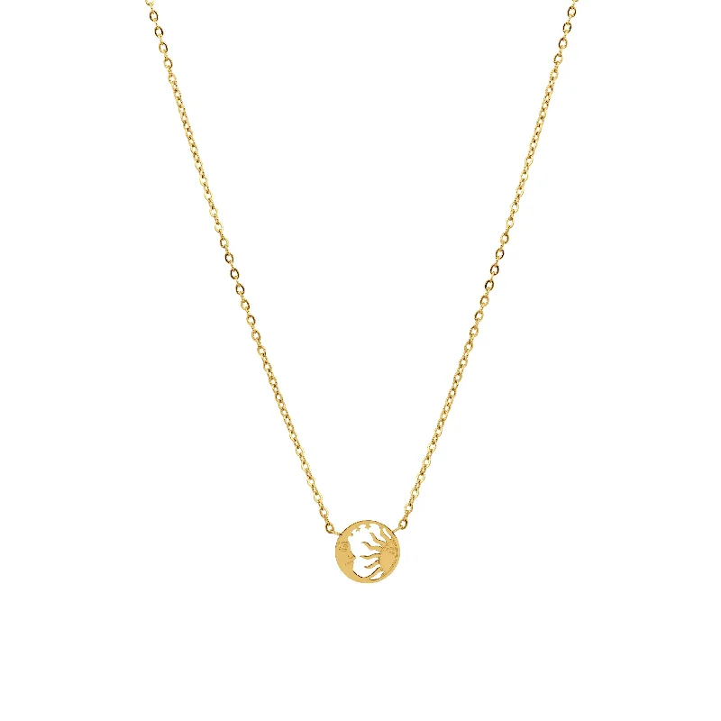 Once-A-Year Jewelry Sale – Grab Your Favorites Now Moon & Sun Necklace