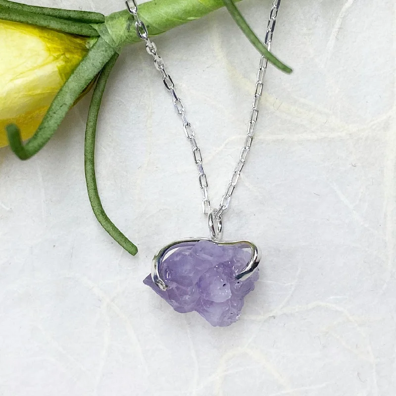 Elegant Jewelry At Unbeatable Offers – Shop Before It's Gone Raw Amethyst Crystal Necklace