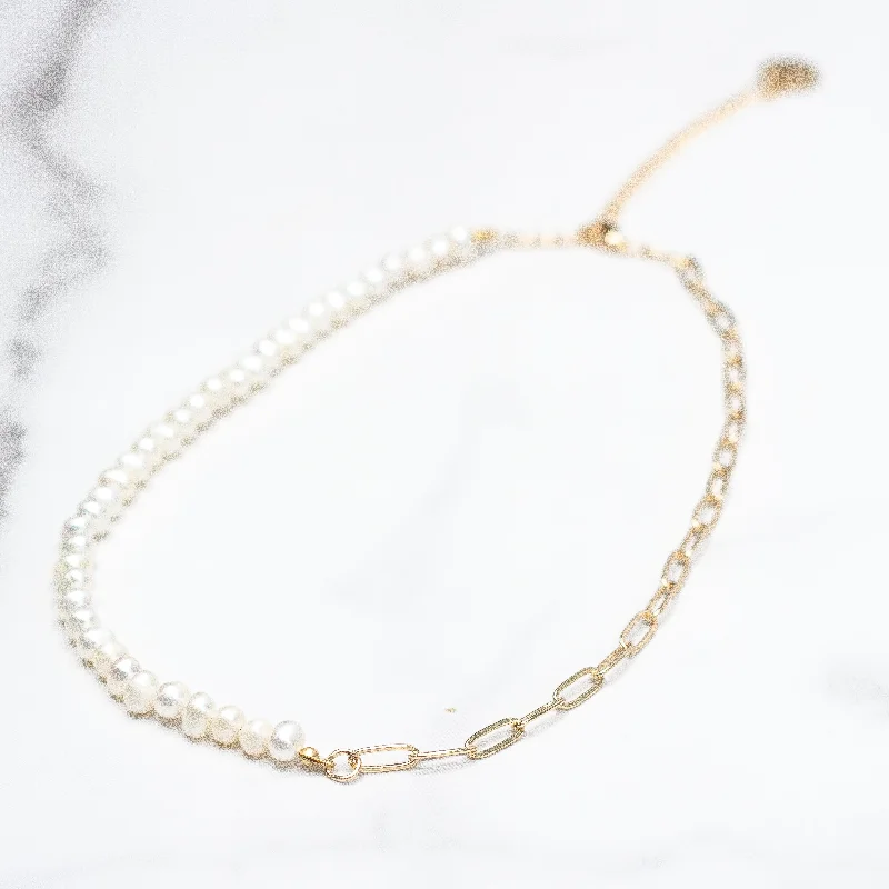 Huge Savings On Timeless Jewelry Collections Scarlet Pearl & Chain Necklace