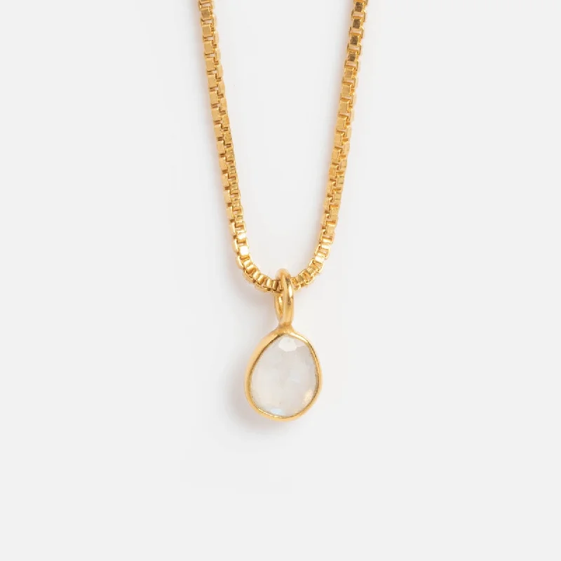 Special Offers On Handcrafted And Designer Jewelry Sofia Slice Necklace with Moonstone