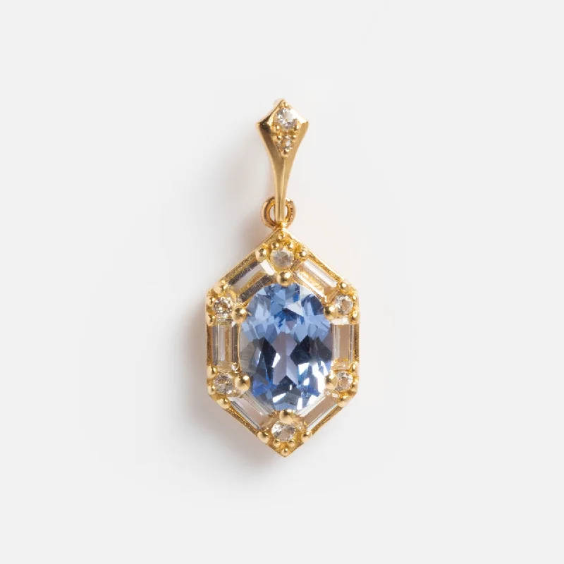 Grab Your Favorite Jewelry At The Lowest Prices Solid Gold 2024 December Capsule Vintage Inspired Tanzanite Charm