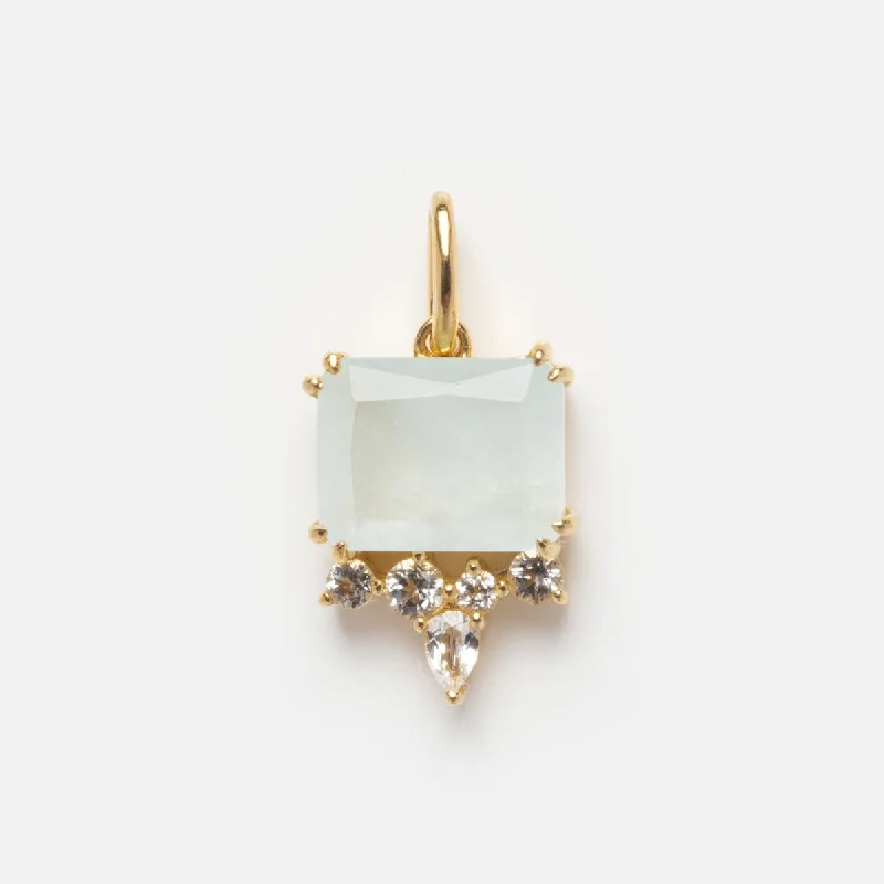 Elegant Jewelry At Unbeatable Prices – Shop Today Solid Gold 2024 March Capsule Aquamarine Baguette Charm