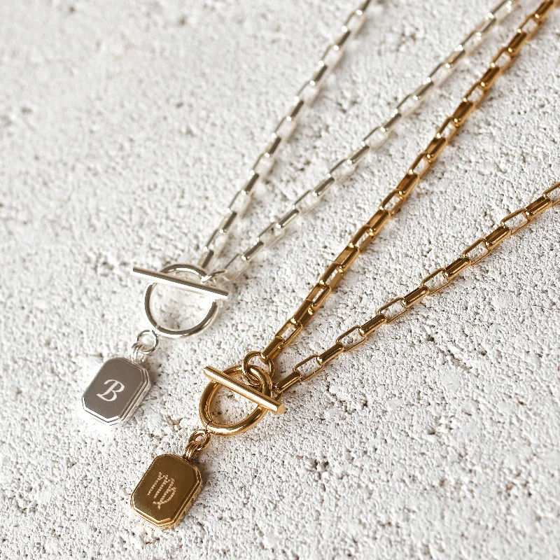 Timeless Beauty, Unbeatable Deals – Jewelry Sale On Starlea - 18ct Gold or Silver Plated Monogram Necklace