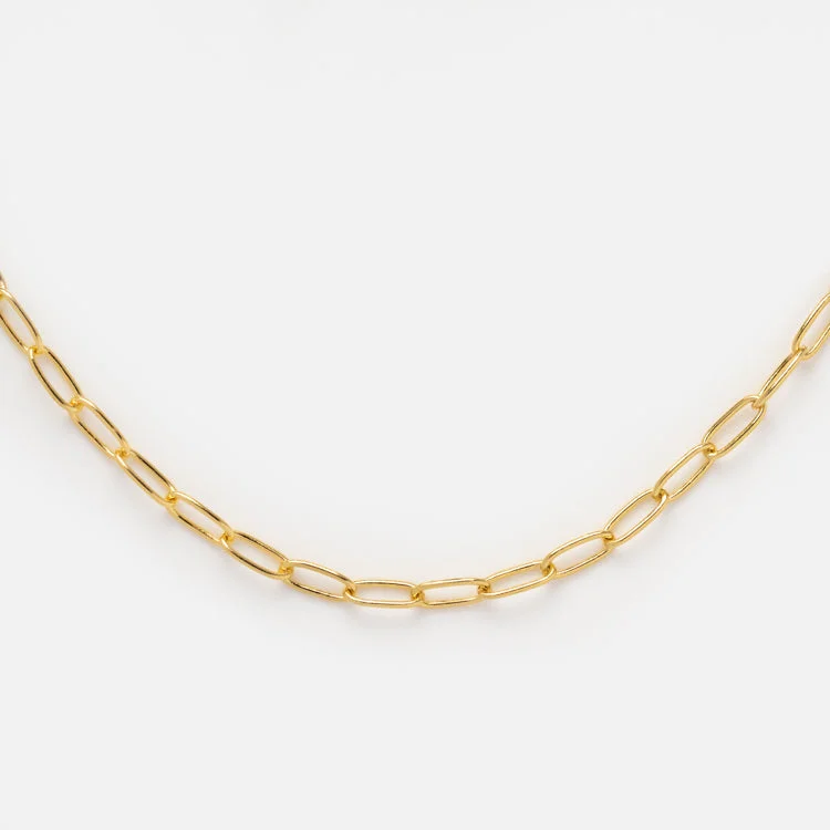 Limited-Stock Jewelry Sale – Once It's Gone, It's Gone Vermeil Paperclip Necklace