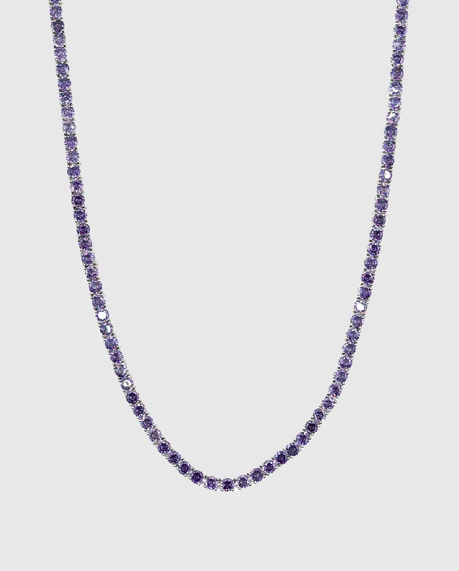 Dainty And Elegant Jewelry Now At Reduced Prices 5mm Tennis Chain - Pastel Pink