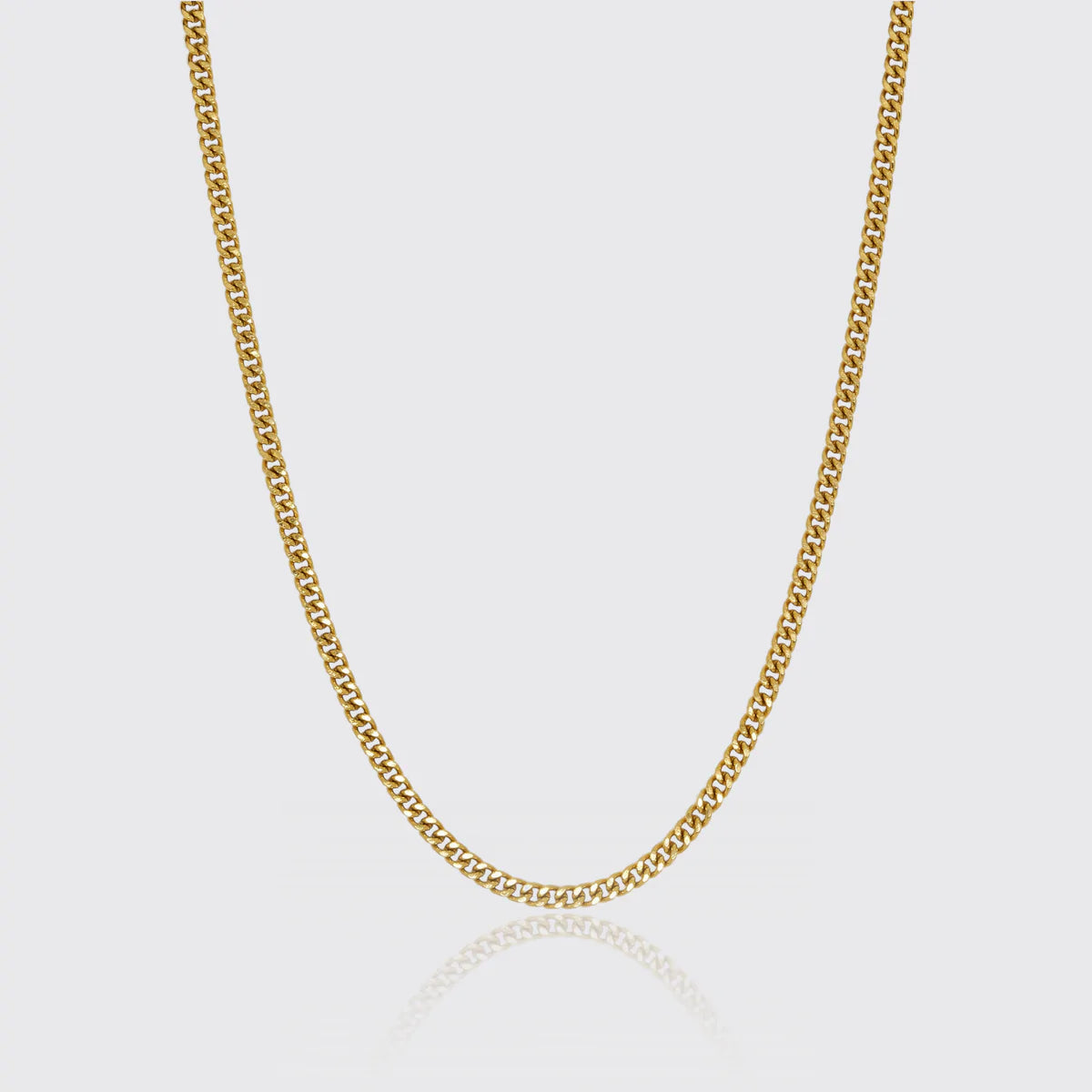 Personalized Jewelry At Special Discount Rates 3mm Miami Cuban Link Chain - Gold