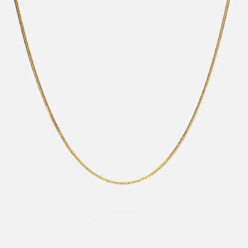 Limited-Time Offer On Elegant Jewelry Pieces 3mm Round Snake Chain - Gold