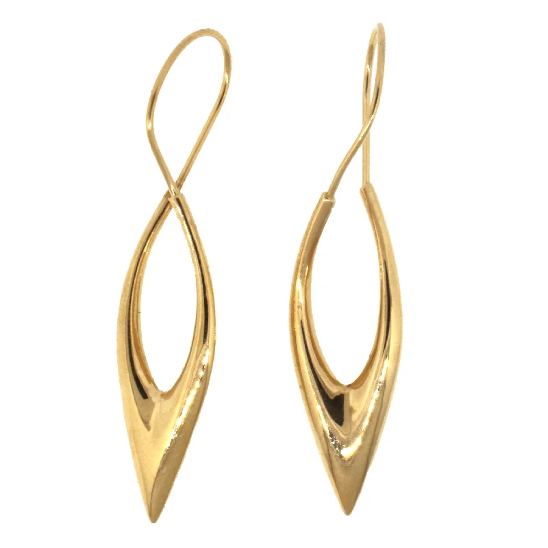 Luxury Jewelry Sale – Elegant Styles At Unbeatable Prices 18 kt Yellow Gold Twisted Hanging Earrings