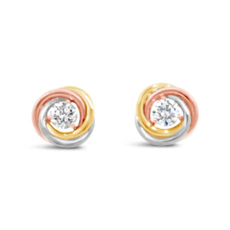 Exclusive Jewelry Markdowns – Limited-Time Offer Cartier 18k Gold Trinity Studs Earrings