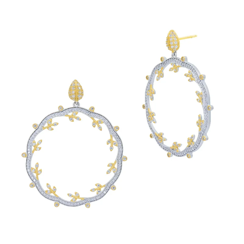 Luxury Jewelry At Unbeatable Discounts Brooklyn In Bloom Open Hoop Earrings