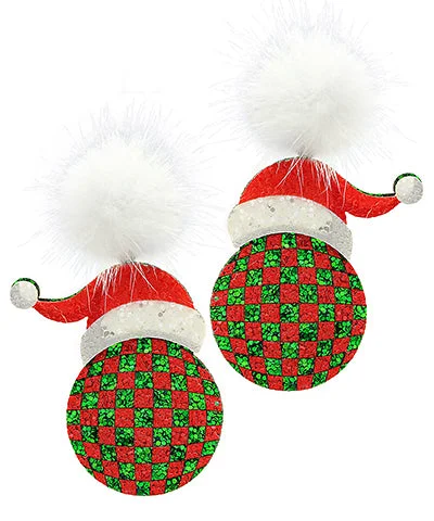 Limited-Time Jewelry Discounts – Shine Without The Splurge Christmas Disco Ball Pom Pom Earrings