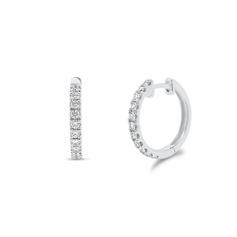 Exclusive Jewelry Bundles At Discounted Prices Classic Diamond Huggie Earrings