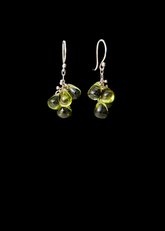 Flash Sale On Stunning Jewelry – Don't Miss Out Briolette Small Cluster Drop Silver Earrings