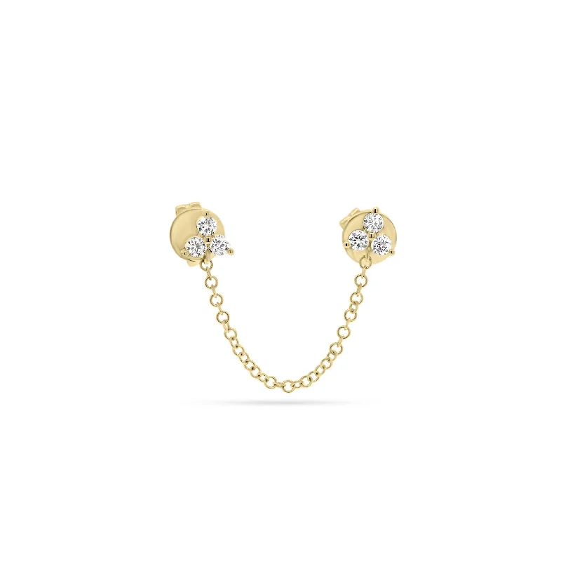 Shop Modern Jewelry Collections With Exclusive Discounts Diamond Trio Double Stud Earring
