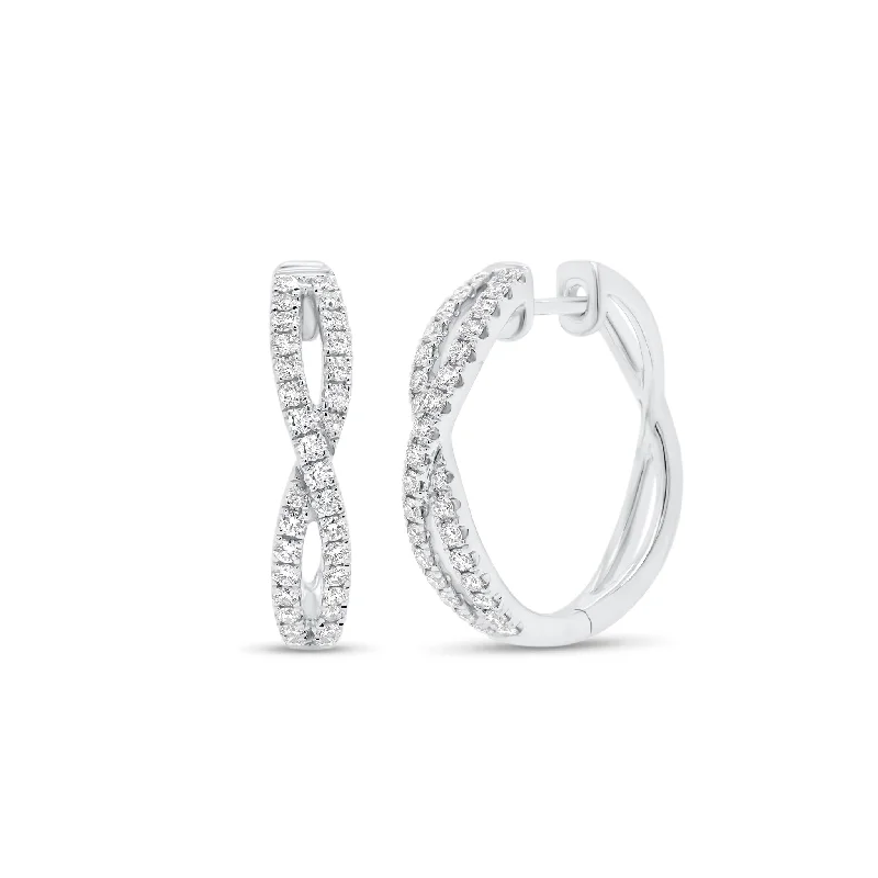Affordable Luxury Jewelry For Every Occasion Diamond Twist Hoop Earrings
