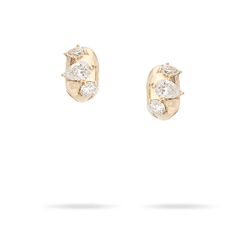 Jewelry Flash Sale – Stylish Designs At Unbeatable Rates Lab Grown Diamond Wide Huggie Hoops