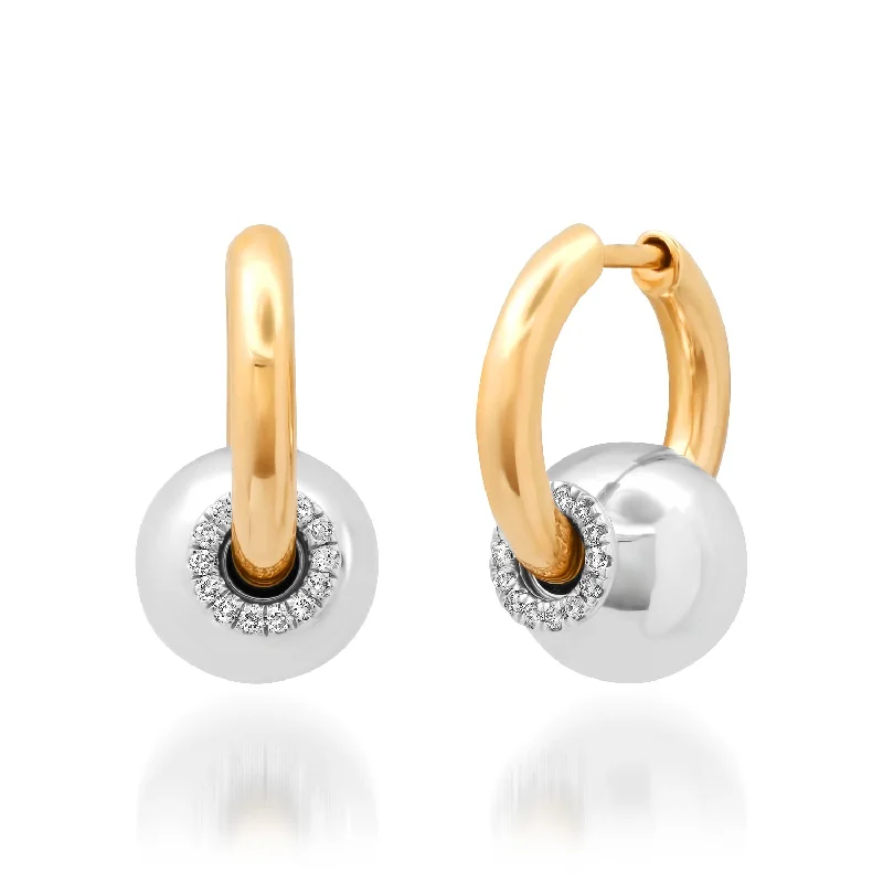 Jewelry Deals That Sparkle – Shop Today Grande Gold Ball Huggie Hoop Earrings
