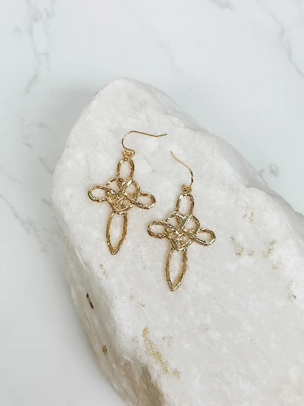 Bestselling Jewelry Now On Sale – Elevate Your Look Heart Cross Dangle Earrings - Gold Bestselling Jewelry Now On Sale – Elevate Your Look Heart Cross Dangle Earrings - Gold