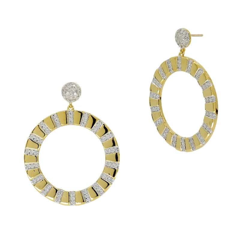 Trending Jewelry Now Available At Exclusive Prices Illuminating Flat Open Hoop