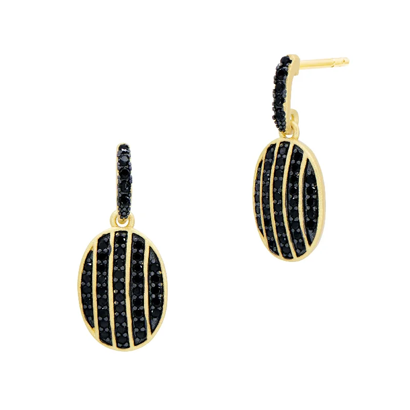 Luxury Jewelry At Unbeatable Discounts Industrial Finish Oval Cobblestone Drop Earrings