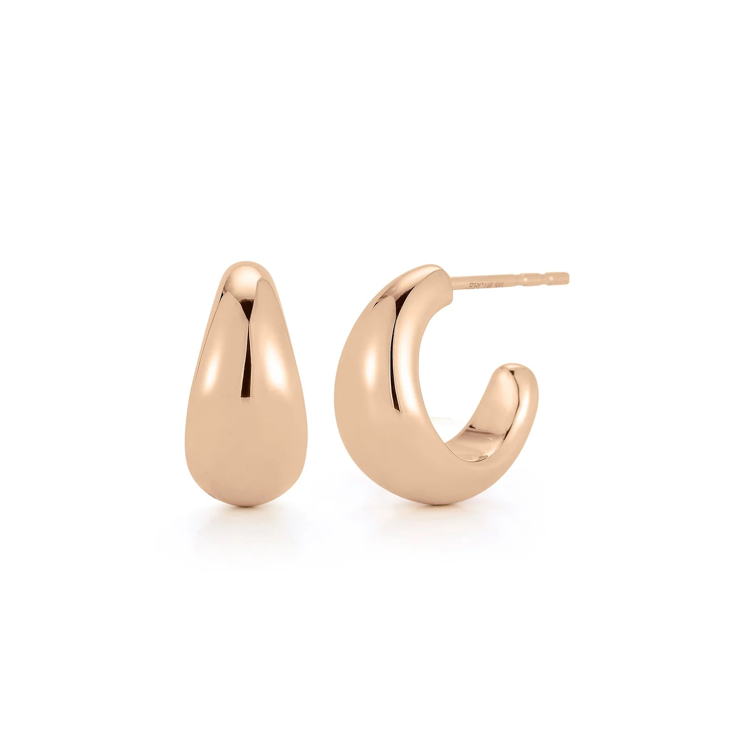 Eco-Friendly Sustainable Jewelry For Conscious Buyers Jumbo Dome Huggie Earrings