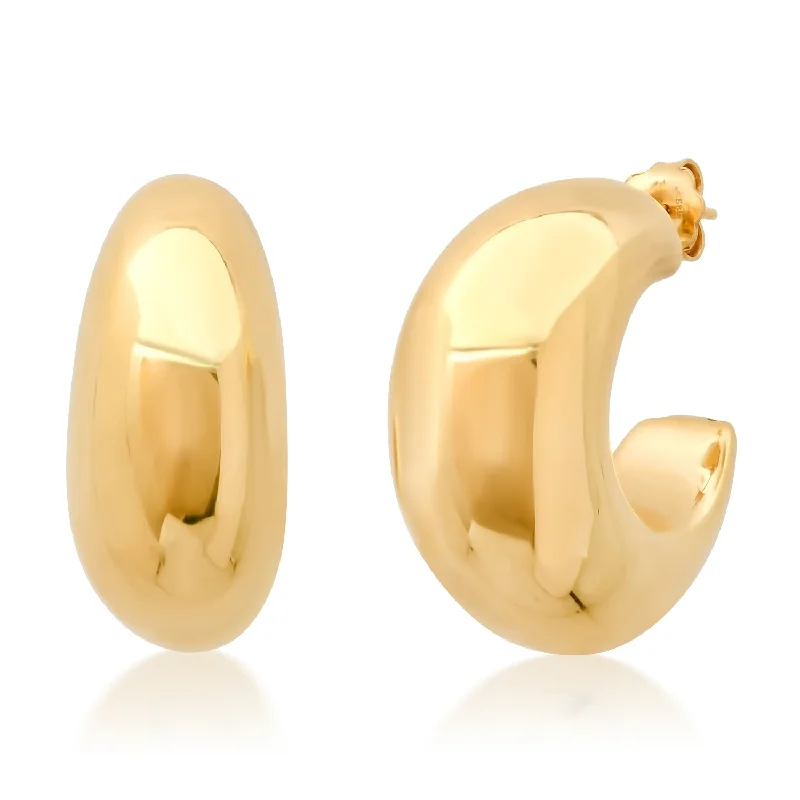 The Ultimate Jewelry Sale – Shop Premium Styles Jumbo Inflated Crescent Hoops