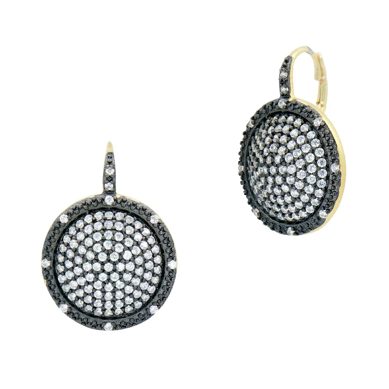 Buy More, Save More On Stunning Jewelry Pieces Large Pavé Times Square Leverback Earrings
