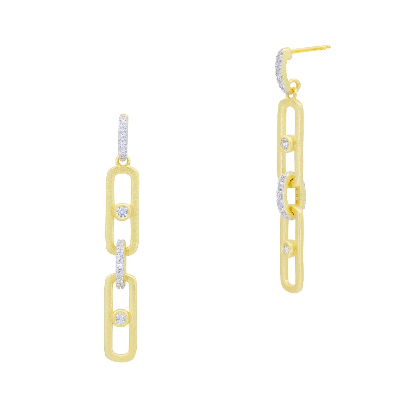 Grab Your Favorite Jewelry At The Lowest Prices Midnight Nocturnal Chain Link Drop Earrings