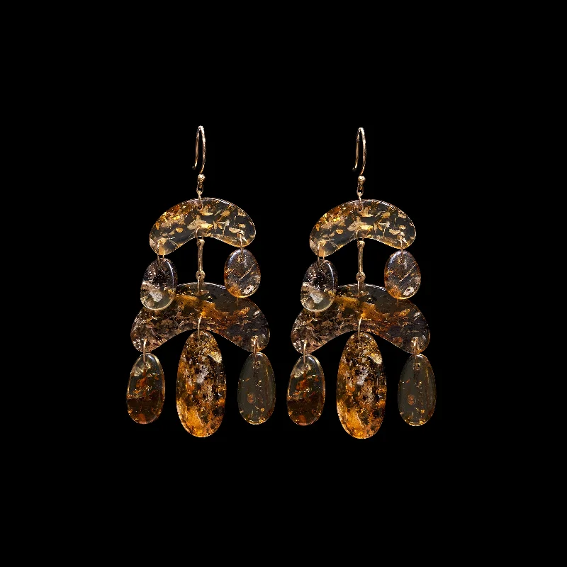 Handcrafted Beauty At Affordable Prices Tiny Cut Stone Chandelier Earring