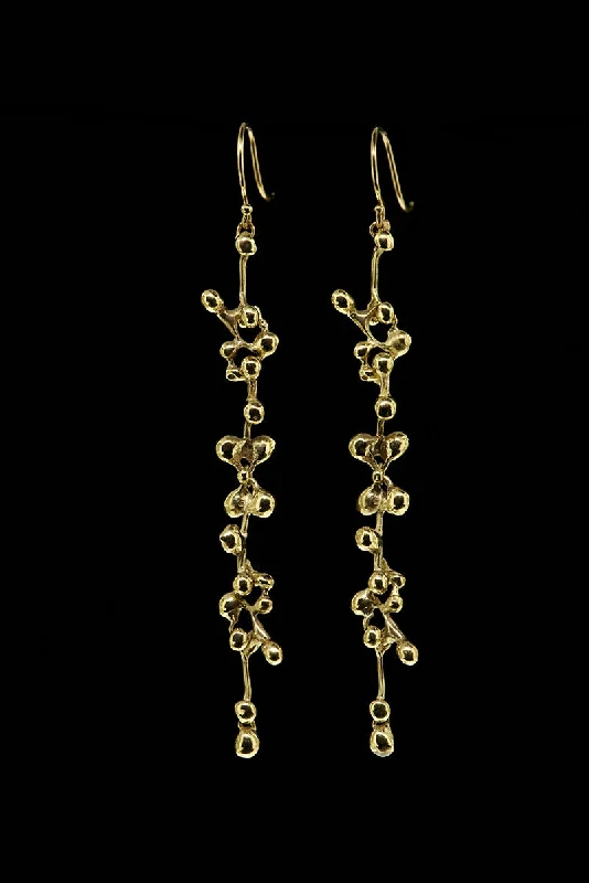 Bestselling Jewelry Now On Sale – Elevate Your Look Molten Cluster Long Earring