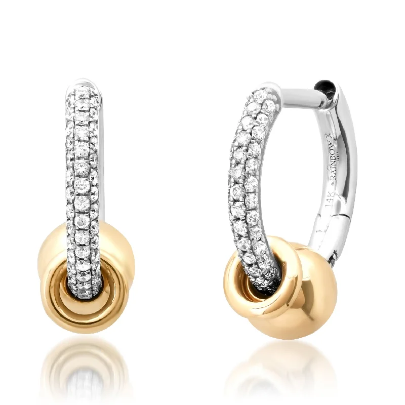 The Biggest Jewelry Sale Of The Year Is Here Nano Gold Ball Diamond Huggie Hoop Earrings