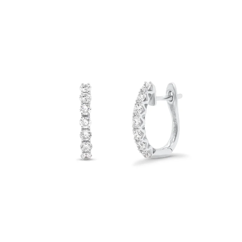 Timeless Beauty, Unbeatable Deals – Jewelry Sale On Round Diamond Huggie Earrings