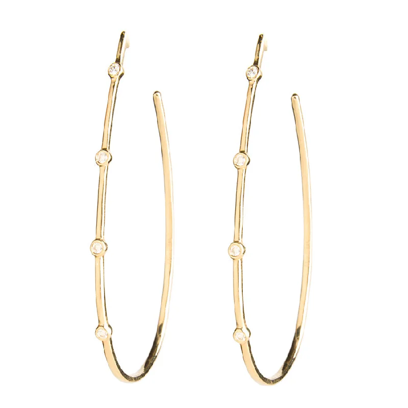 Fashion-Forward Jewelry At Incredible Prices Stones Teardrop Hoop Earrings