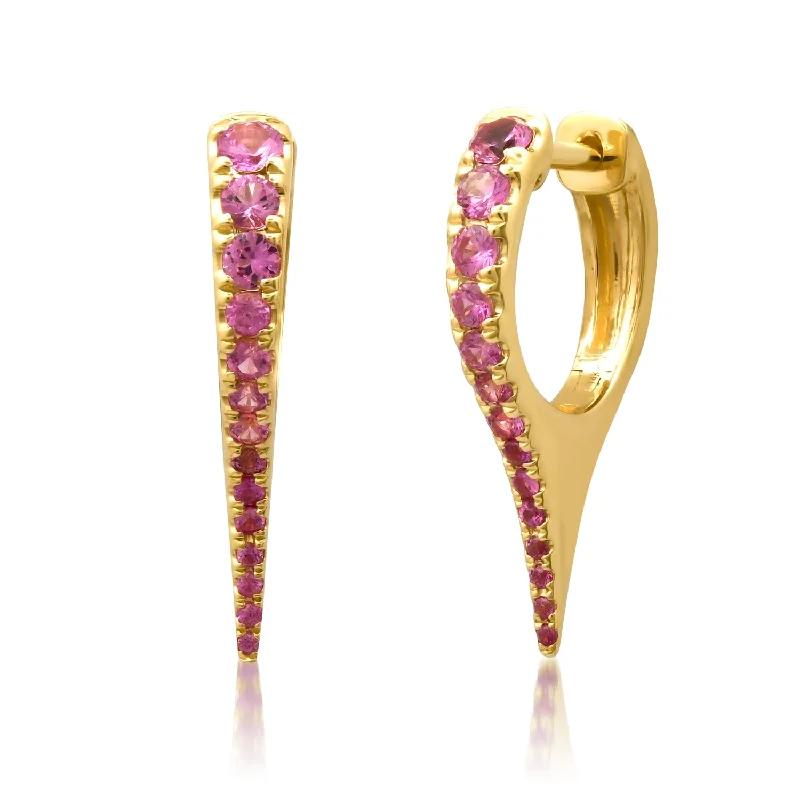 Jewelry Sale Alert – Shop Timeless Elegance Today The Luxe Gemstone To the Point Diamond Dagger Earrings