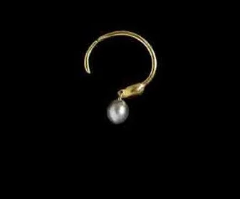 Premium Jewelry Now Available At Special Discounts Tiny Seed Hoop with Tahitian Pearl