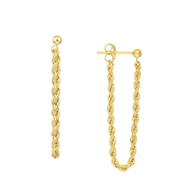 Best Jewelry Deals – Premium Quality At Exclusive Discounts Twisted Rope Chain Wrap Earrings