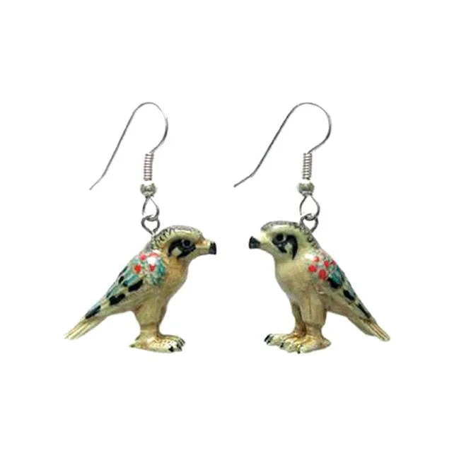 Personalized Engraved Jewelry For Meaningful Gifts RETIRING SOON - Egyptian Falcon Porcelain Earrings Personalized Engraved Jewelry For Meaningful Gifts RETIRING SOON - Egyptian Falcon Porcelain Earrings